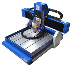 Тяжелый настольный фрезерный станок с ЧПУ MT-4040 (400х400мм)