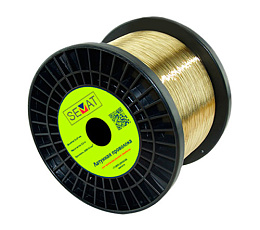 Проволока электроэрозионная латунная 0,15 мм, 3 кг, 1050 Н/мм2 (катушка)