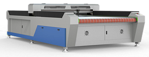 Лазерный CO2 раскройно-гравировальный станок X-Lase закрытого типа с автоматической подачей материала Y-1630